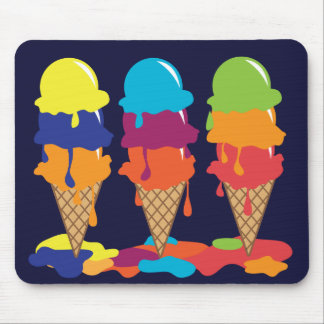 Tapis De Souris Mousepad à la crème glacée