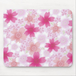 Tapis De Souris Mousepad à papier floral japonais rose