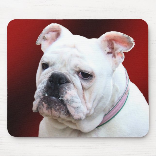 Tapis De Souris Mousepad anglais du bouledogue 2 (Devant)