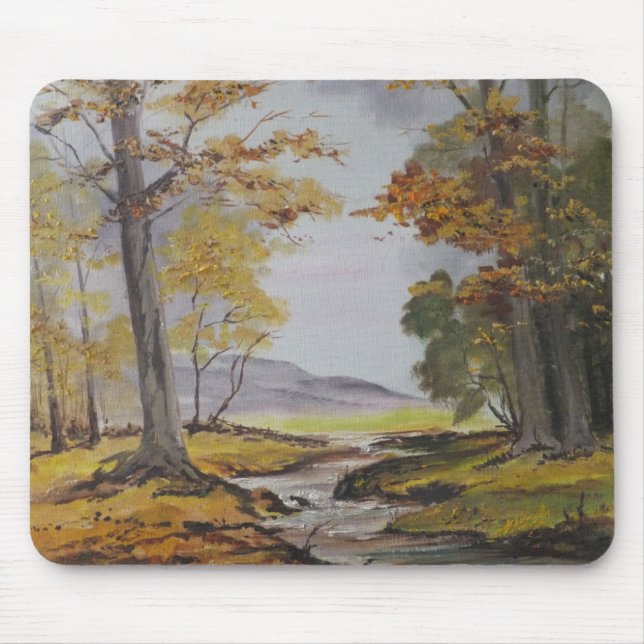Tapis De Souris Mousepad Ann Hayes Painting Forest Stream (Devant)