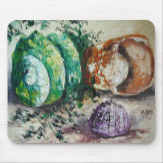 Tapis De Souris Mousepad Ann Hayes Peindre Des Coquilles De Mer