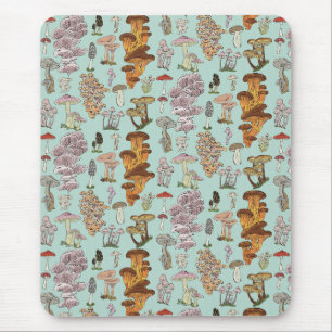 Tapis De Souris Mousepad aux champignons sauvages