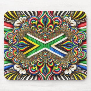 Tapis De Souris Mousepad aux couleurs sud-africaines