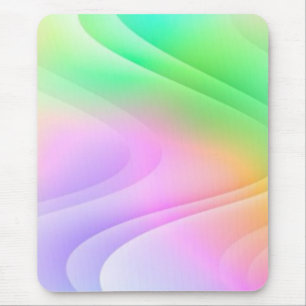 Tapis De Souris mousepad aux vagues colorées