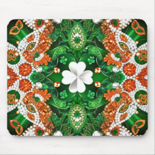 Tapis De Souris Mousepad avec design couleur Irlande