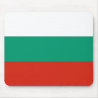 Mousepad avec Drapeau de Bulgarie
