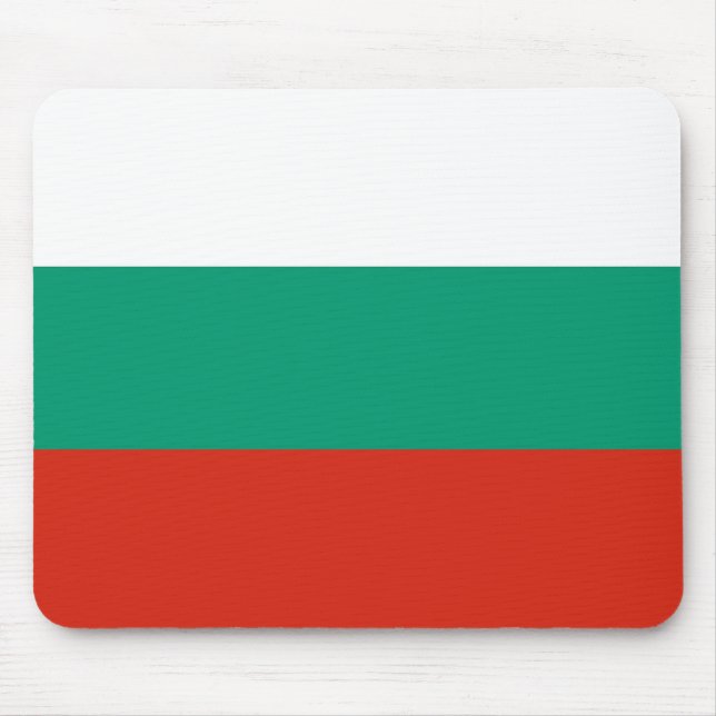 Tapis De Souris Mousepad avec Drapeau de Bulgarie (Devant)