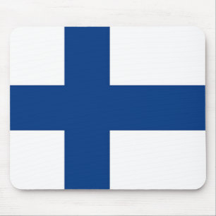 Tapis De Souris Mousepad avec Drapeau de Finlande