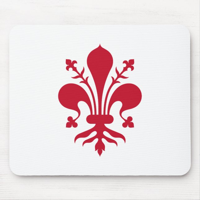Tapis De Souris Mousepad avec drapeau de Florence, Toscane (Devant)