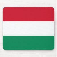 Mousepad avec Drapeau de Hongrie