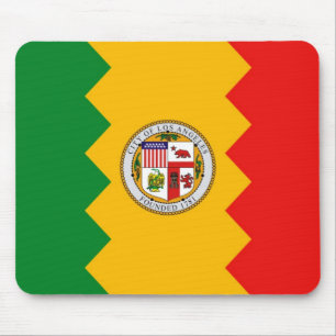 Tapis De Souris Mousepad avec Drapeau de Los Angeles, Californie