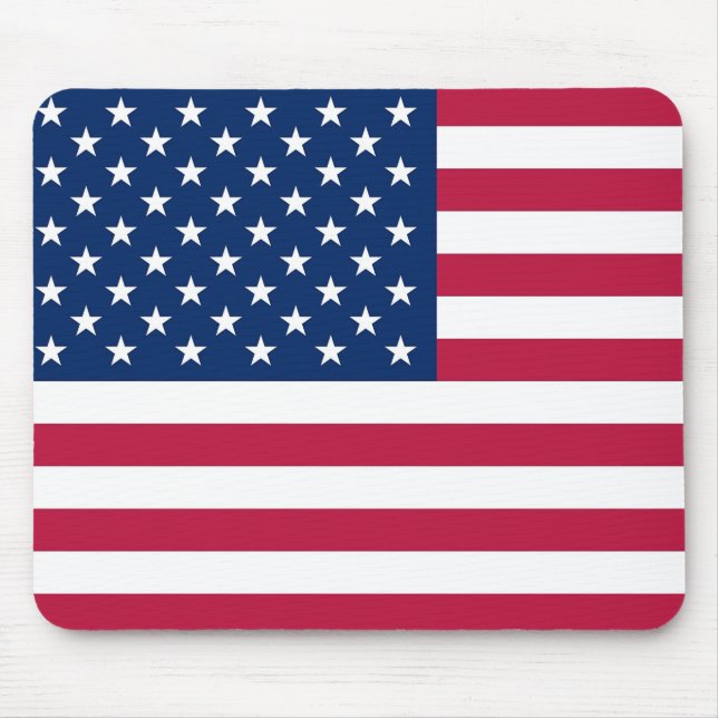 Tapis De Souris Mousepad avec Drapeau des USA (Devant)