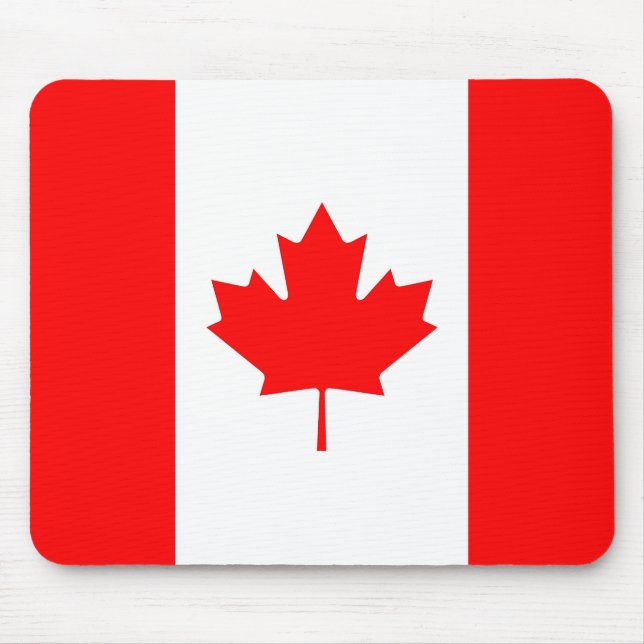 Tapis De Souris Mousepad avec drapeau du Canada (Devant)