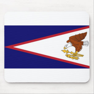 Tapis De Souris Mousepad avec drapeau Samoa américaines - USA