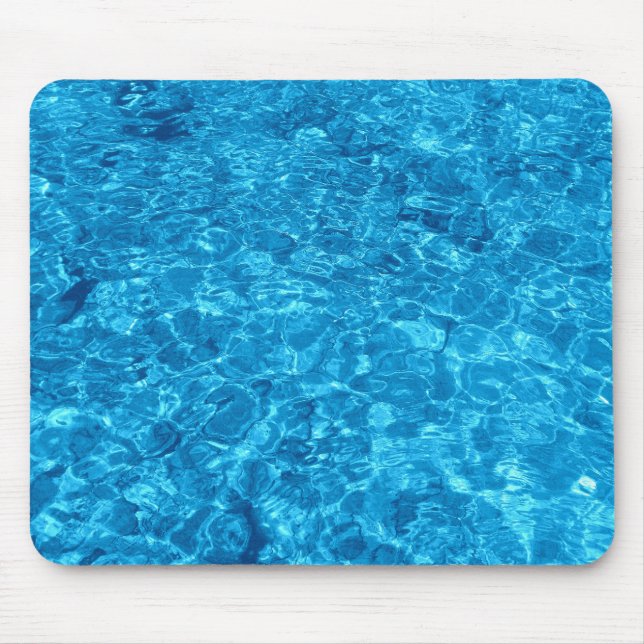 Tapis De Souris Mousepad avec la conception des eaux bleues (Devant)