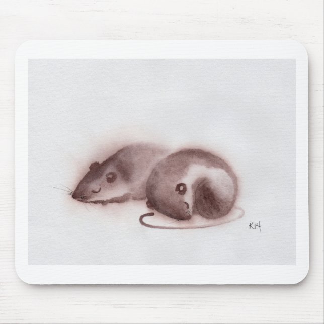 Tapis De Souris Mousepad avec la copie adorable de souris (Devant)