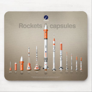 Tapis De Souris Mousepad avec la flotte de l'espace de CS