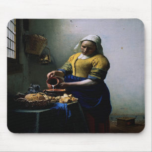 Tapis De Souris Mousepad avec la peinture de Johannes Vermeer