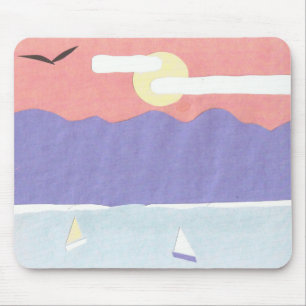 Tapis De Souris Mousepad avec la scène de la Montagne Bleue