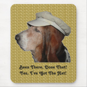 Tapis De Souris Mousepad Basset Y Était, Fait Que