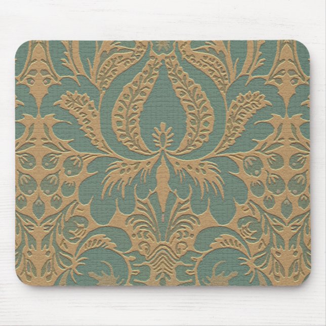 Tapis De Souris Mousepad beige turquoise (Devant)