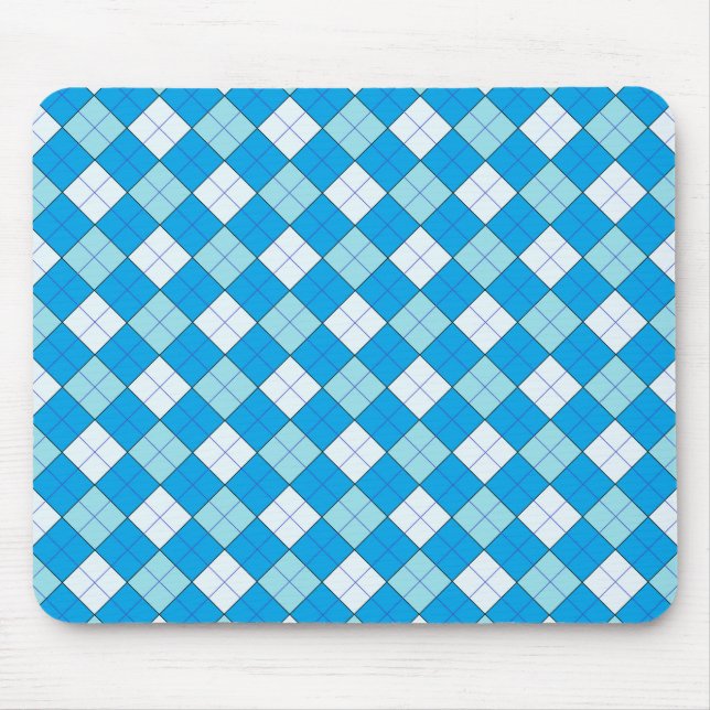 Tapis De Souris Mousepad bleu (Devant)