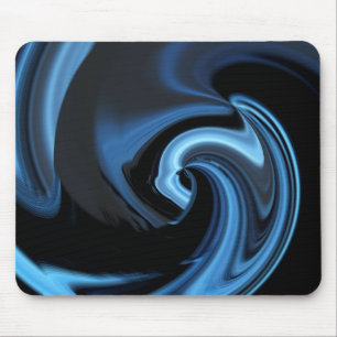 Tapis De Souris Mousepad bleu Abstrait