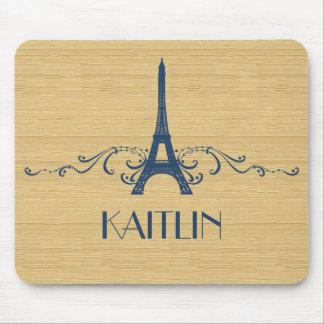 Tapis De Souris Mousepad bleu français