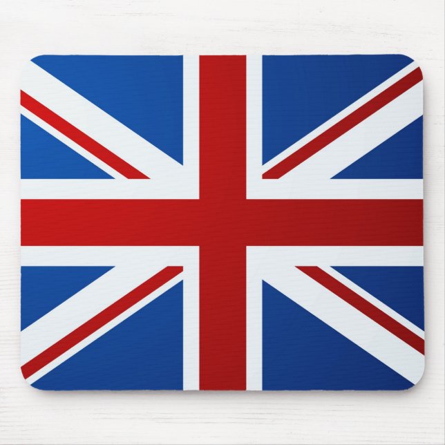 Tapis De Souris Mousepad britannique de drapeau (Devant)