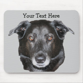 Tapis De Souris Mousepad, chien de repérage du Labrador noir