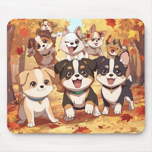 Tapis De Souris Mousepad chien mignon (Devant)