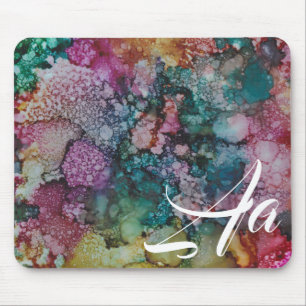 Tapis De Souris Mousepad "Colorburst Inkblot Peinture"