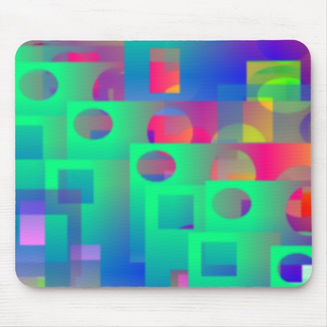 Tapis De Souris Mousepad colorido com feitos (Devant)