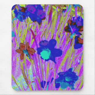 Tapis De Souris Mousepad 'Daffodils Violets'