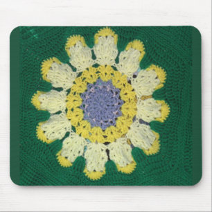 Tapis De Souris Mousepad - Daisy en Crochet