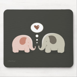 Tapis De Souris Mousepad d'âme s?ur d'éléphants