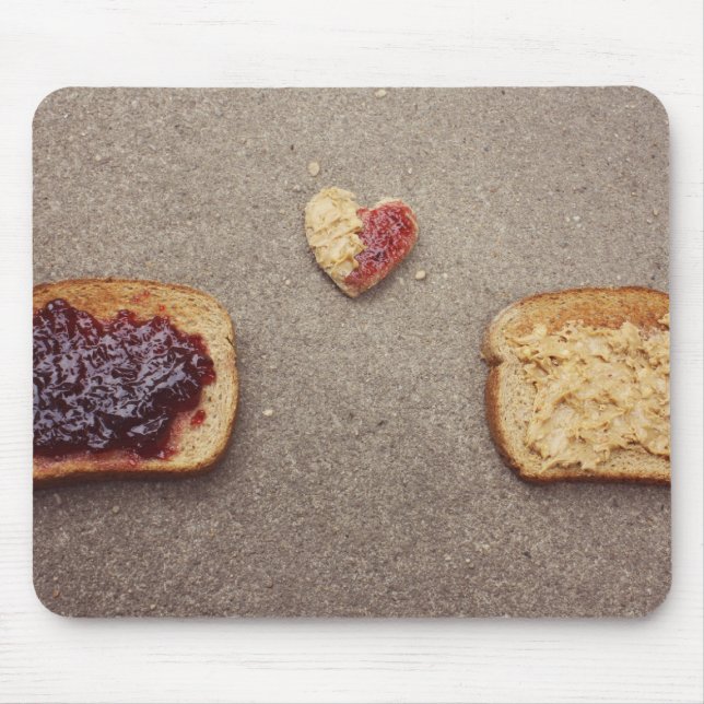 Tapis De Souris mousepad d'amour de pb&j (Devant)