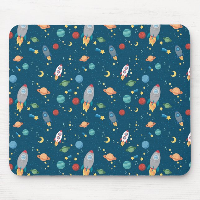 Tapis De Souris Mousepad d'amusement d'espace extra-atmosphérique (Devant)