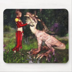 Tapis De Souris Mousepad d'animal familier de dragon