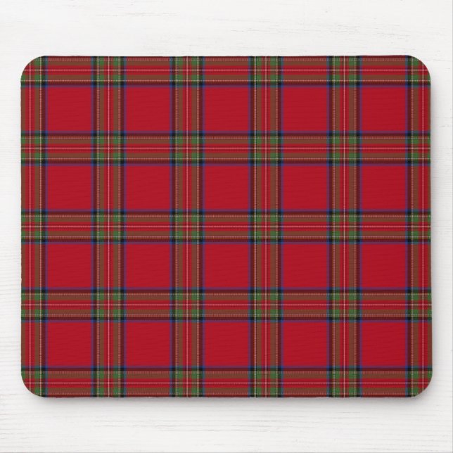 Tapis De Souris Mousepad dans la conception royale de tartan de (Devant)