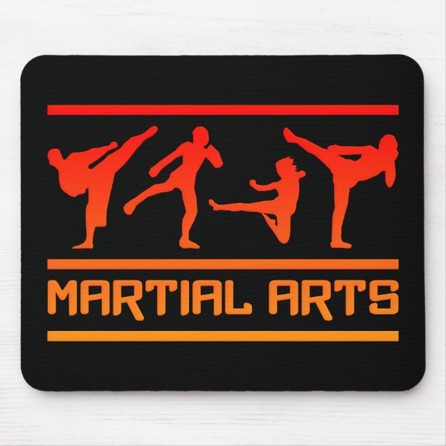 Tapis De Souris Mousepad d'arts martiaux (Devant)