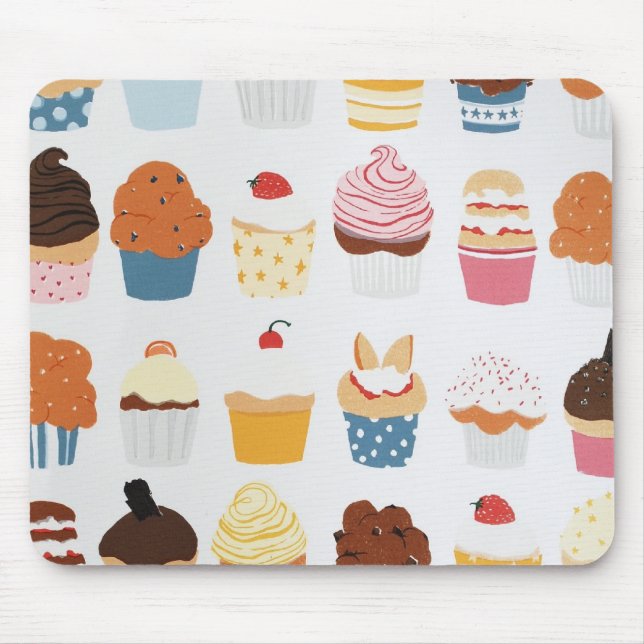 Tapis De Souris Mousepad d'assortiment de petits gâteaux (Devant)