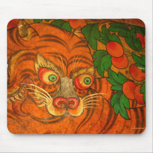 Tapis De Souris Mousepad de acroupissement de tigre