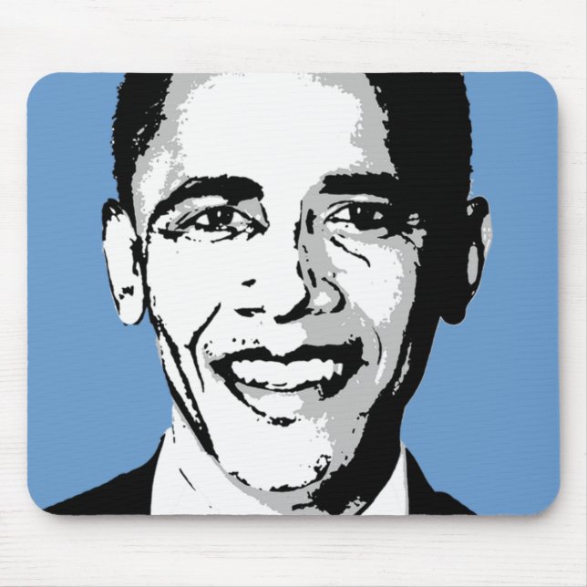 Tapis De Souris Mousepad de Barack Obama (Devant)