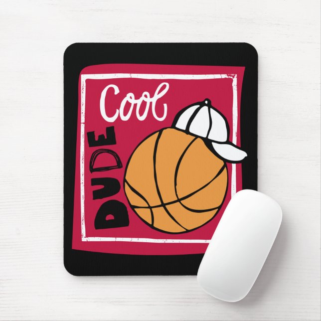 Tapis De Souris Mousepad de basket (Avec souris)