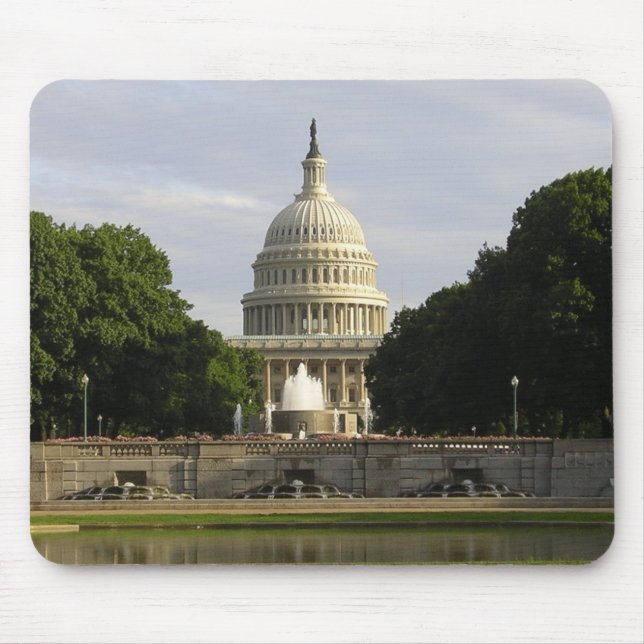 Tapis De Souris Mousepad de bâtiment de capitol des USA (Devant)