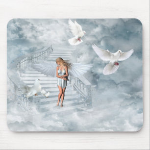Tapis De Souris Mousepad de bleu d'ange