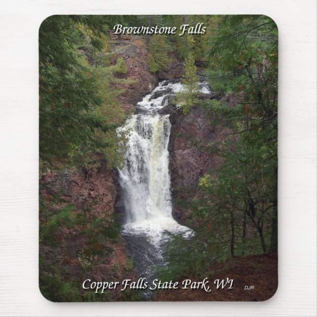 Tapis De Souris Mousepad de Brownstone Falls (Devant)