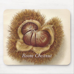 Tapis De Souris Mousepad de châtaigne vintage
