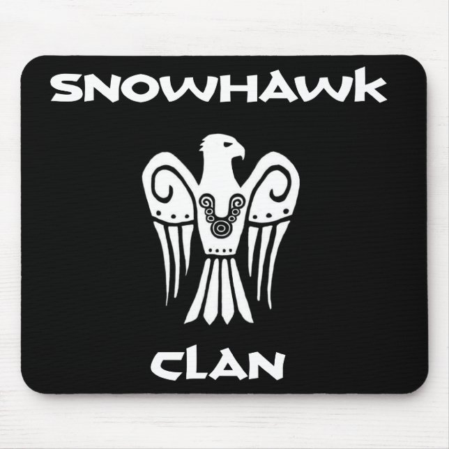 Tapis De Souris Mousepad de clan de Snowhawk ! (Devant)
